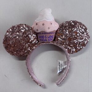 2019 Food and Wine Festival Minnie Mouse Ears Headband